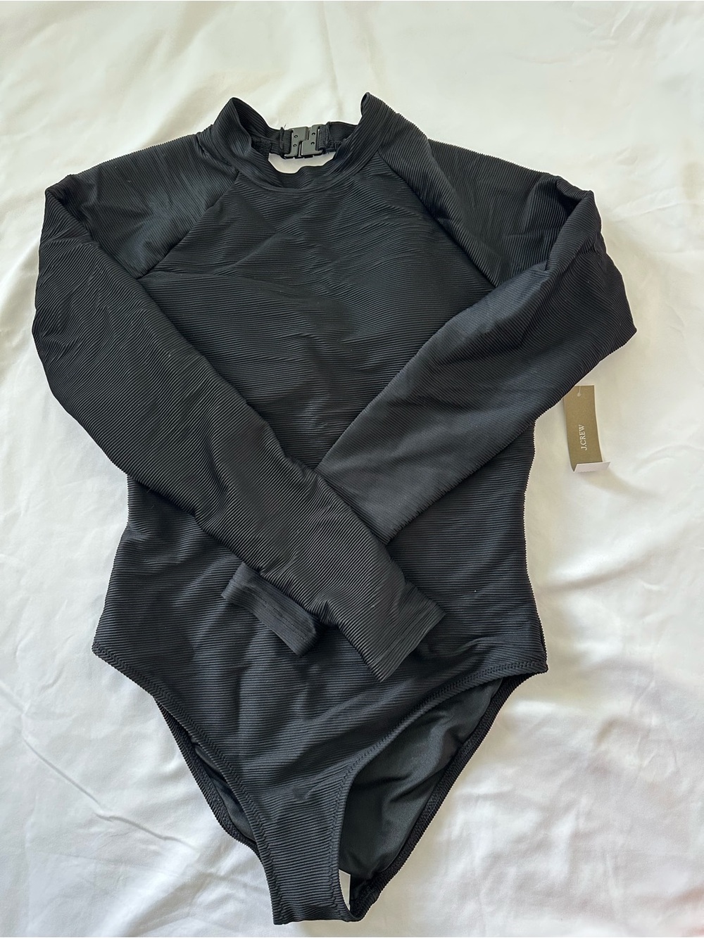 NWT Jcrew Black One Piece Swimsuit sz 6
